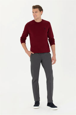 Мужские брюки из плотной ткани антрацитового цвета - U.s. polo assn фото 9