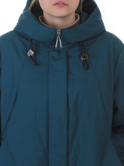 B-617 BLUE Куртка демисезонная женская (100 гр. холлофайбер)