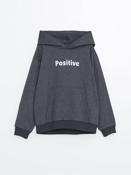 Kap??onlu Erkek ?ocuk Sweatshirt