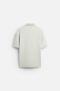 TEXTURED POLO SHIRT - Zara фото 35