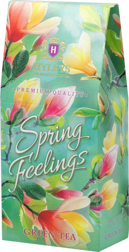 HYLEYS. 8 марта. Spring Feelings. Зеленый чай 50 гр. карт.упаковка