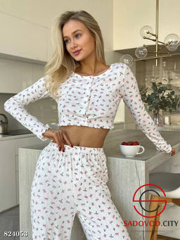 Пижама женская с рисунком