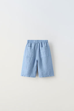 UZUN KETEN BERMUDA SORT - Zara фото 4