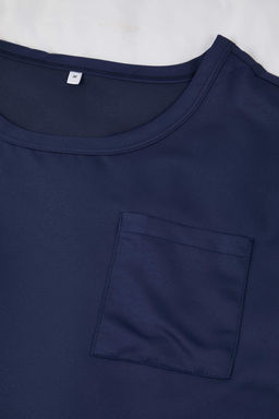 Lacivert Mat Saten Dokuma Pijama Tak?m? THMAW26PT00032 - Trendyolmilla фото 6