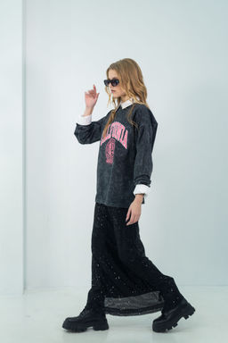 Юбка Зенда (черный) 164 см. - Nadi bordo фото 3