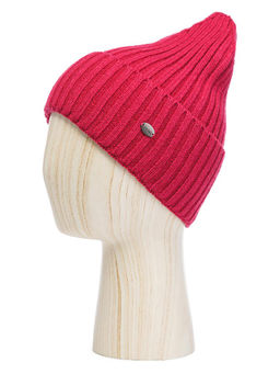 Шапка жен. шерсть+каш+виск LB-A53063 fuchsia
