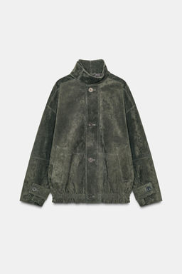 100% SUEDE LEATHER JACKET