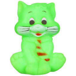 Резиновая игрушка для ванны «Котик», с пищалкой, 1 шт., МИКС