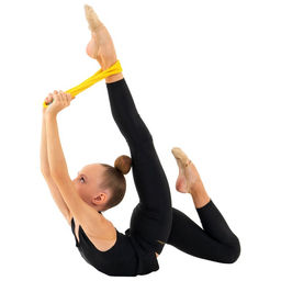 Скакалка гимнастическая утяжелённая Grace Dance, 3 м, 180 г, цвет жёлтый  фото 5