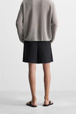 RELAXED FIT FLOWING BERMUDA SHORTS - Zara фото 3