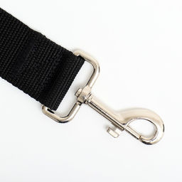 Поводок 7 м х 4 см, чёрный - Пижон фото 2