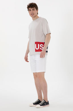 Erkek Bisiklet Yaka A__k Gri Ti__rt Sepette S_rpriz _ndirim - U.s. polo assn фото 4