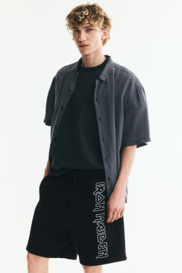 Pantal?n corto en sudadera Relaxed Fit - H&m фото 3