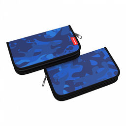 АКЦИЯ Цена за 1 шт. Пенал-книжка без наполнения ErichKrause 110x205x25мм Sea Camo