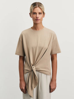 Футболка с завязкой на талии / Zarina  фото 3