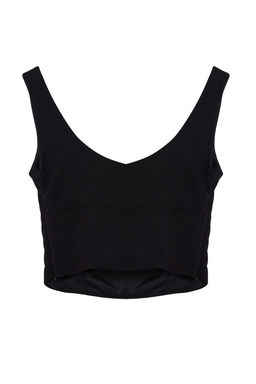 Siyah Fiyonk Detayl? Dokuma Bluz TPRSS24BZ00050 - Trendyolmilla фото 7