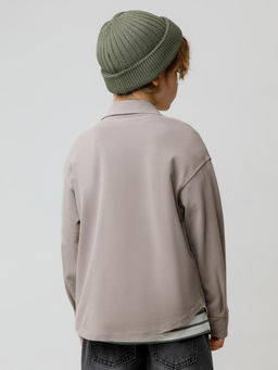 КР 302794/коричневый к624 рубашка для мал