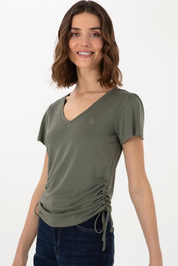 Kad_n Koyu Haki Ti__rt Sepette S_rpriz _ndirim - U.s. polo assn фото 3