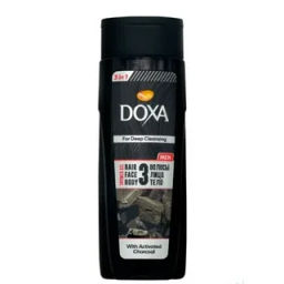DOXA FOR MEN гель д/душа 3в1 400мл Черный с активированным углем