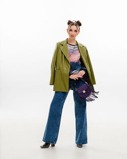 Удлинённый свитшот с принтом SNK001 - Sahar art lab фото 11