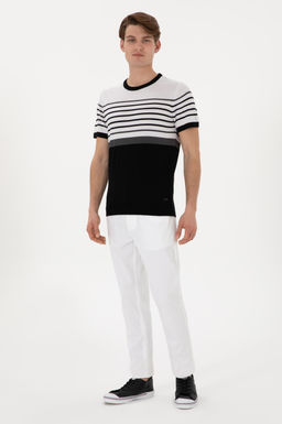 Erkek Slim Fit Bisiklet Yaka Siyah Ti__rt Sepette S_rpriz _ndirim - U.s. polo assn фото 4