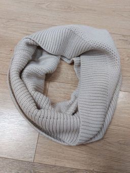 TS-AC-1221-IVORY ЖЕНСКИЙ ШАРФ ТРИКОТАЖНЫЙ