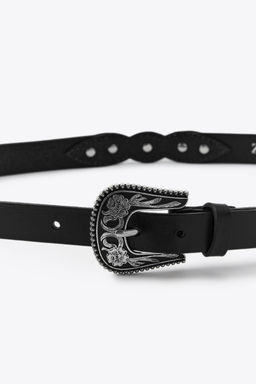COWBOY LEATHER BELT - Zara фото 4
