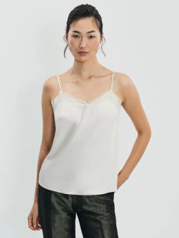 Блузка-топ с кружевом / Zarina