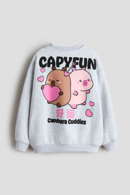 Sudadera oversize con motivo estampado - H&m фото 20