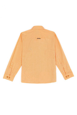 U. S. Polo Assn Желтая базовая рубашка с длинным рукавом для мальчика - U.s. polo assn фото 5