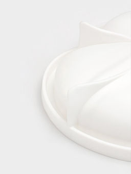 Форма для муссовых десертов и выпечки Доляна Сердце малое, силикон, 17.5?4.7 см, белая