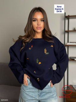 Свитер женский с рисунком