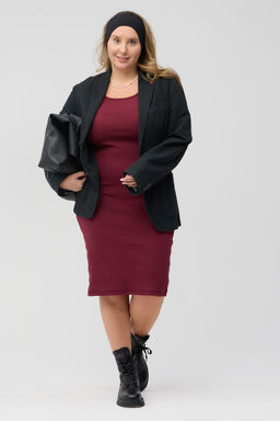 Платье из трикотажа кашкорсе с лайкрой - Solo mio фото 2