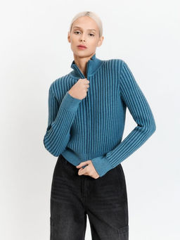 10200370035 Кардиган жен. Mercado сине-зеленый - Concept club фото 5