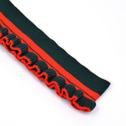 Подвяз манжет 6х80см трикотажный 520г/м? зеленый в полоску арт.73039 уп.5шт