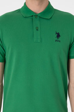 Erkek Slim Fit Polo Yaka Ye_il Basic Ti__rt Sepette S_rpriz _ndirim - U.s. polo assn фото 6