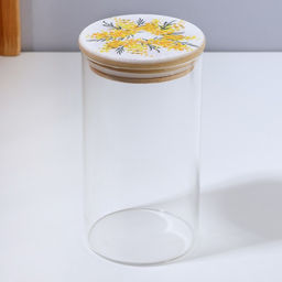 Банка для хранения сыпучих продуктов и круп «Нежная мимоза», 700 мл