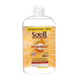 SOELL PROFESSIONAL д/лица мицеллярная вода 600мл Витаминизированная