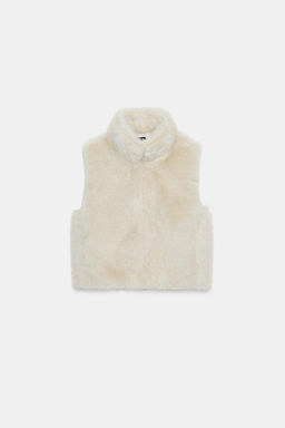 FAUX FUR GILET - Zara фото 6