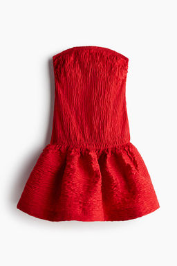 Vestido bandeau fruncido - H&m фото 7