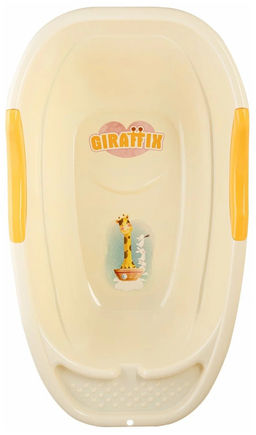 Ванна детская "Малютка" GIRAFFIX/POLLY с аппликацией арт.С42601,С42673, С42620