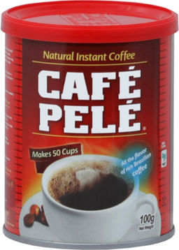 Cafe Pele. Растворимый 100 гр. жест.банка БРАЗИЛИЯ