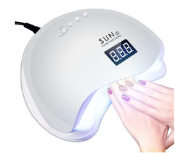 Профессиональная лампа лед для сушки шеллак гибридная uv/led 48W