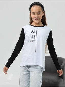 Лонгслив Ангел Детский Чер-Бел - София фото 7