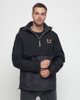 Куртка-анорак спортивная мужская темно-серого цвета 88629TC - Wonderrman фото 8