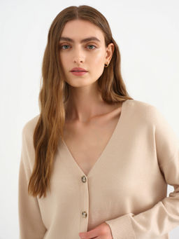 Conso/KCL 230627 - light beige Кардиган женский фото 3