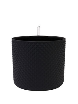 Кашпо с автополивом и вставкой 6,2 л d 22 см h_см графитовый ФАСЕТ