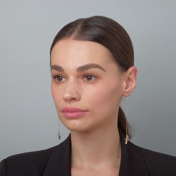 Серьги висячие со стразами Крестик на цепочке, цвет белый в золоте, 10,3см - Queen fair фото 4