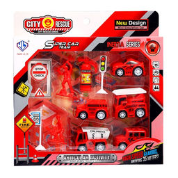 Машинки Пожарная служба, набор 5 шт., с аксессуарами - Simaland фото 7