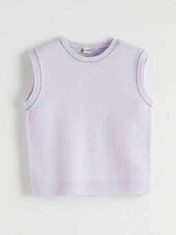 Simli Detayl? Triko K?z ?ocuk S?veter